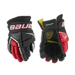 Bauer Supreme 3S Junior Ice Hockey Gloves -Hockey Gear Store 3SJr.Black Red