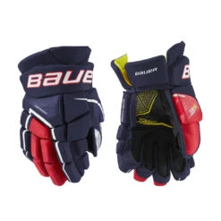 Bauer Supreme 3S Junior Ice Hockey Gloves -Hockey Gear Store 3SJr.Navy Red