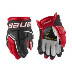 Bauer Supreme 3S Pro Junior Ice Hockey Gloves -Hockey Gear Store 3SProJr.Black Red White