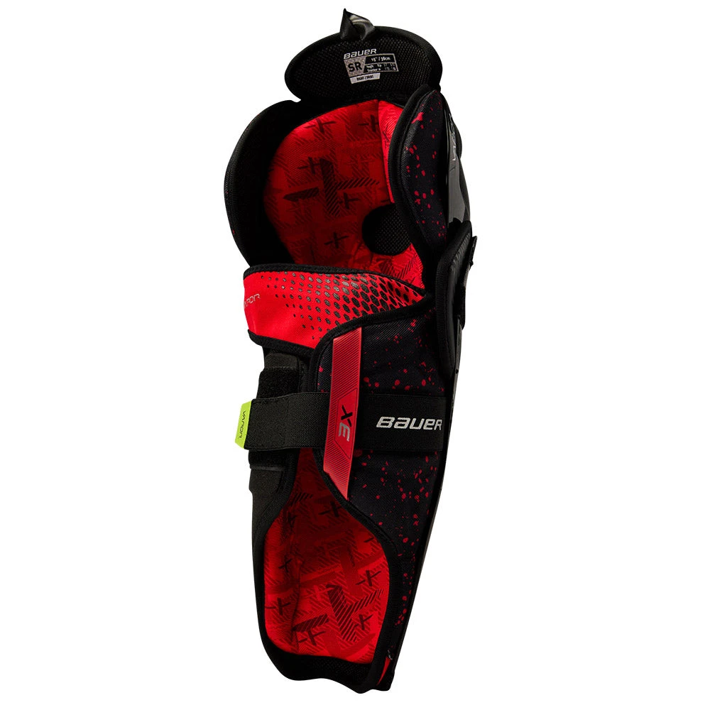 Bauer Vapor 3X Senior Ice Hockey Shin Guards 4 Bauer Vapor 3X Senior Ice Hockey Shin Guards - Image 2