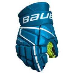 Bauer Vapor 3X Junior Ice Hockey Gloves 38 Bauer Vapor 3X Junior Ice Hockey Gloves -Hockey Gear Store 3X JR FRONT BLU1
