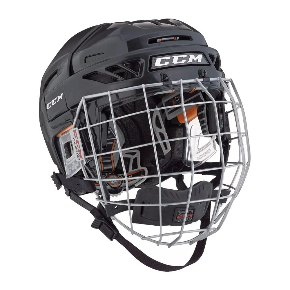 CCM FitLite 3DS Hockey Helmet With Cage Senior 3 CCM FitLite 3DS Hockey Helmet With Cage Senior