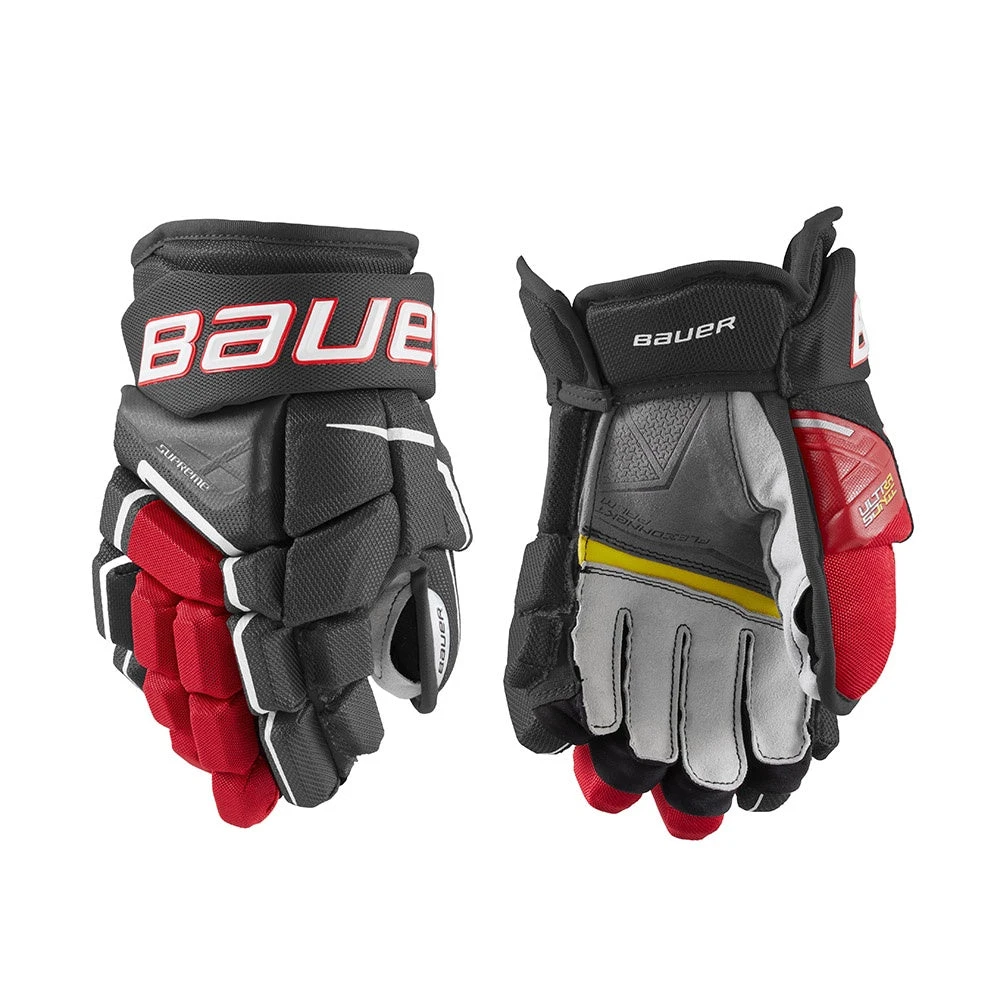 Bauer Supreme Ultrasonic Junior Ice Hockey Gloves 3 Bauer Supreme Ultrasonic Junior Ice Hockey Gloves