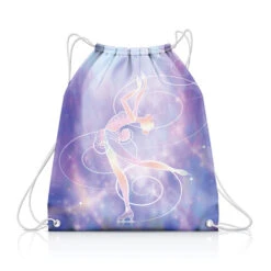 A&R Figure Drawstring Bag Purple