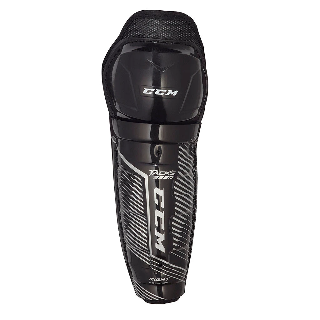 CCM Tacks 9550 Youth Ice Hockey Shin Guards 4 CCM Tacks 9550 Youth Ice Hockey Shin Guards - Image 2