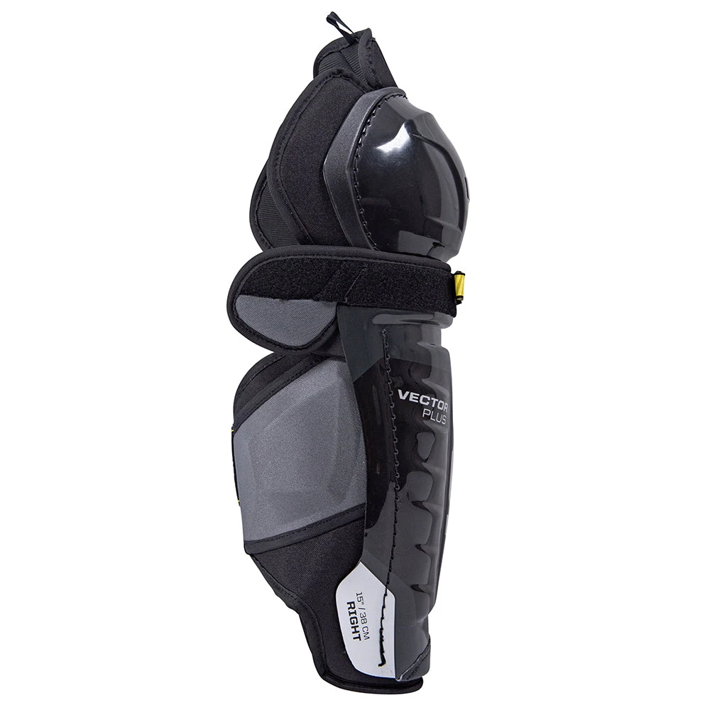 CCM Tacks Vector Plus 2022 Junior Ice Hockey Shin Guards 7 CCM Tacks Vector Plus 2022 Junior Ice Hockey Shin Guards - Image 5