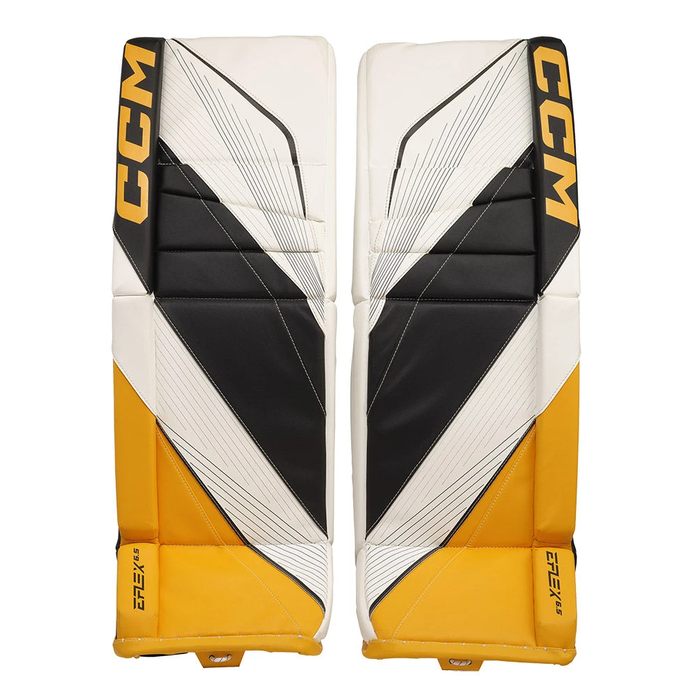 CCM EFLEX 6.5 Junior Ice Hockey Goalie Leg Pads 3 CCM EFLEX 6.5 Junior Ice Hockey Goalie Leg Pads
