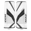 CCM YTFLEX 3 Youth Ice Hockey Goalie Leg Pads 1 CCM YTFLEX 3 Youth Ice Hockey Goalie Leg Pads -Hockey Gear Store GPYFX3 WHTBK