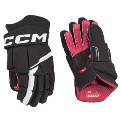 CCM Next Senior Ice Hockey Gloves -Hockey Gear Store HGNEXT23 BKWH 03