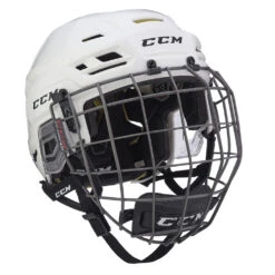CCM Tacks 310 Senior Hockey Helmet W/ Cage -Hockey Gear Store HT310C WHT 1