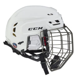 CCM Tacks 310 Senior Hockey Helmet W/ Cage -Hockey Gear Store HT310C WHT 3