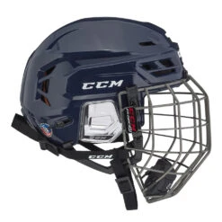 CCM Tacks 710 Senior Hockey Helmet W/ Cage 24 CCM Tacks 710 Senior Hockey Helmet W/ Cage -Hockey Gear Store HT710C NVY 3