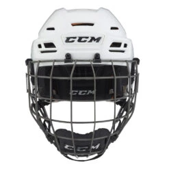 CCM Tacks 710 Senior Hockey Helmet W/ Cage 28 CCM Tacks 710 Senior Hockey Helmet W/ Cage -Hockey Gear Store HT710C WHT 2