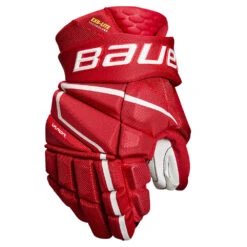 Bauer Vapor HyperLite Junior Ice Hockey Gloves 25 Bauer Vapor HyperLite Junior Ice Hockey Gloves -Hockey Gear Store HYPERLITE JR FRONT RED1
