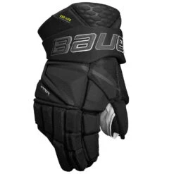 Bauer Vapor HyperLite Senior Ice Hockey Gloves 38 Bauer Vapor HyperLite Senior Ice Hockey Gloves -Hockey Gear Store HYPERLITE SR FRONT BLK2