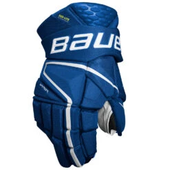 Bauer Vapor HyperLite Senior Ice Hockey Gloves 39 Bauer Vapor HyperLite Senior Ice Hockey Gloves -Hockey Gear Store HYPERLITE SR FRONT BLU2