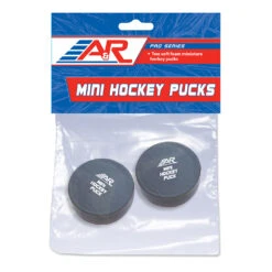 A&R Lightning Speed Mini Foam Hockey Pucks - 2-Pack -Hockey Gear Store IMHPUCK MiniFoamHockeyPucks inPkg