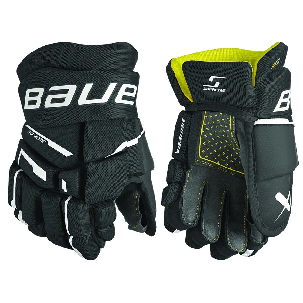 Bauer Supreme M3 Junior Ice Hockey Gloves 3 Bauer Supreme M3 Junior Ice Hockey Gloves