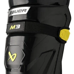 Bauer Supreme M3 Intermediate Ice Hockey Shin Guards 14 Bauer Supreme M3 Intermediate Ice Hockey Shin Guards -Hockey Gear Store M3 SR strap detail c0af7c1d a7ad 4a0c ab23 6f2174108ef8