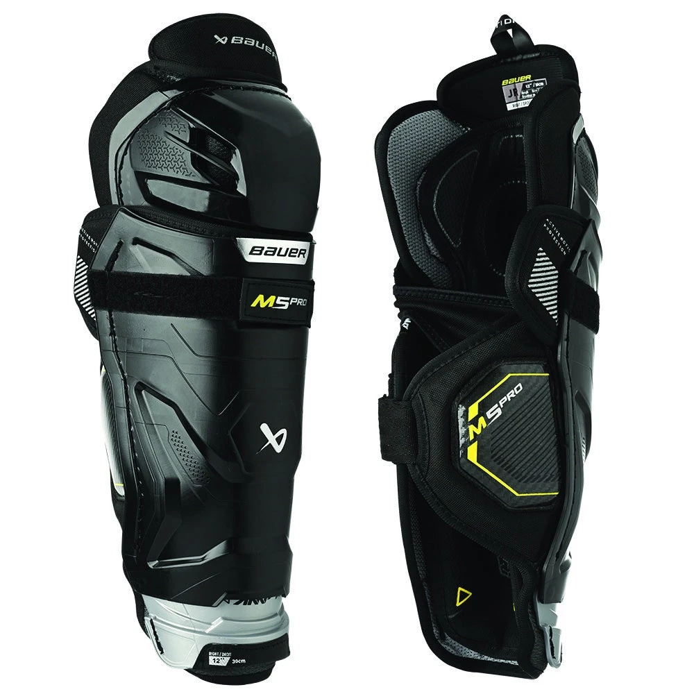 Bauer Supreme M5 Pro Junior Ice Hockey Shin Guards 3 Bauer Supreme M5 Pro Junior Ice Hockey Shin Guards