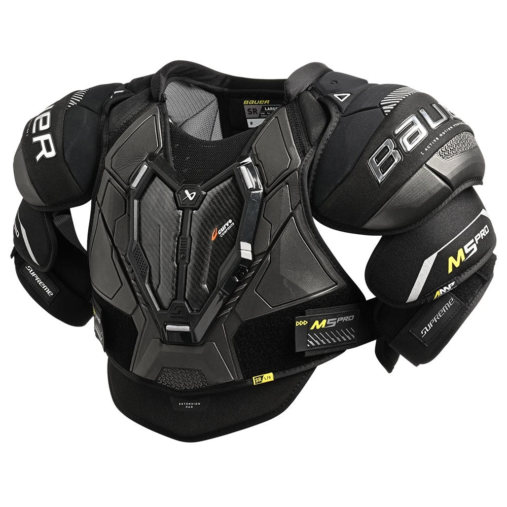 Bauer Supreme M5 Pro Intermediate Ice Hockey Shoulder Pads 3 Bauer Supreme M5 Pro Intermediate Ice Hockey Shoulder Pads