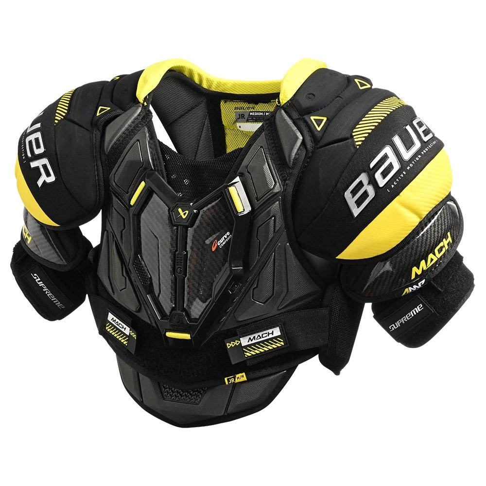 Bauer Supreme Mach Junior Ice Hockey Shoulder Pads 3 Bauer Supreme Mach Junior Ice Hockey Shoulder Pads