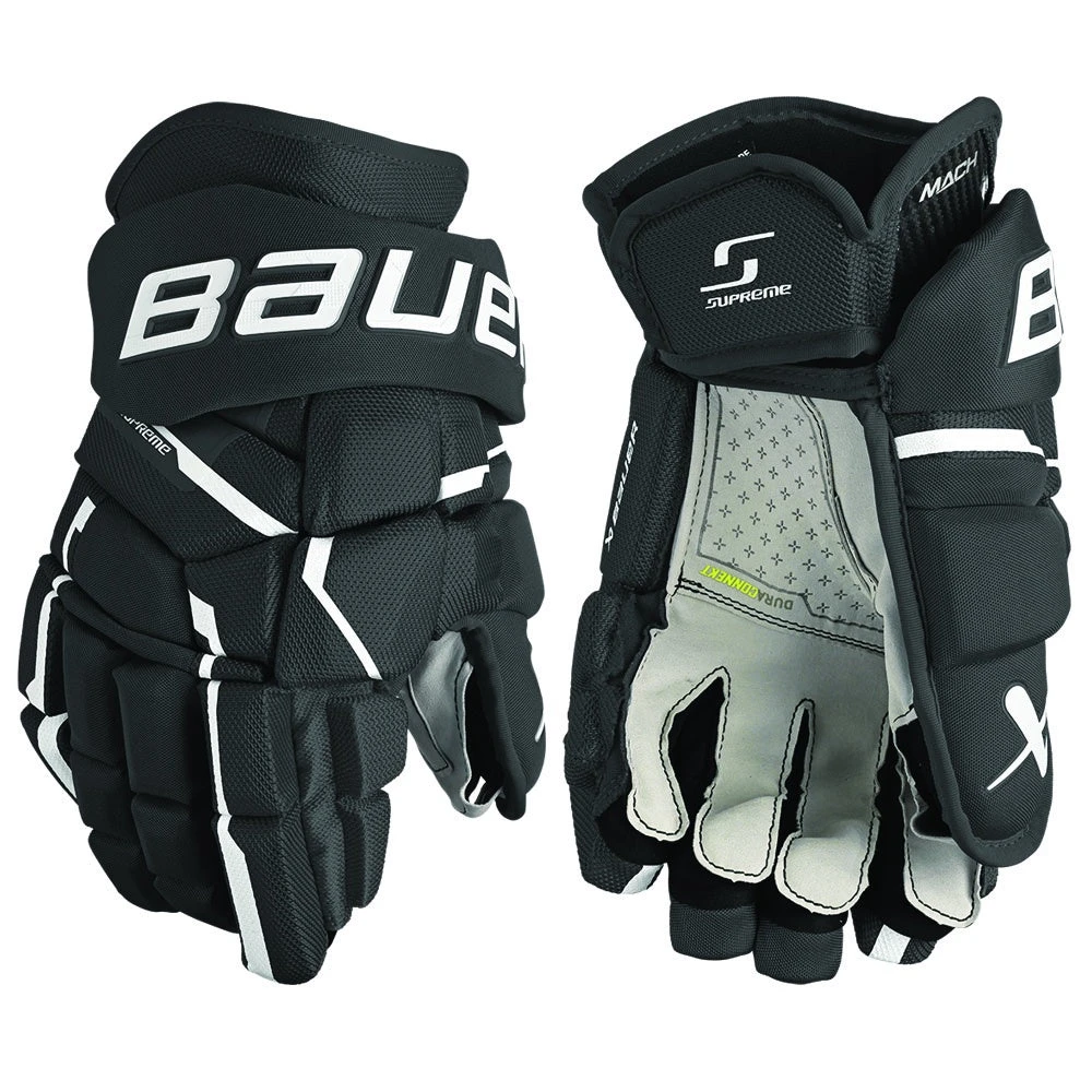 Bauer Supreme Mach Intermediate Ice Hockey Gloves 3 Bauer Supreme Mach Intermediate Ice Hockey Gloves