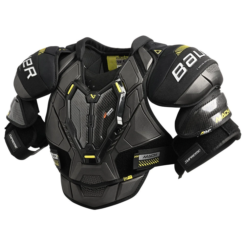 Bauer Supreme Mach Intermediate Ice Hockey Shoulder Pads 3 Bauer Supreme Mach Intermediate Ice Hockey Shoulder Pads