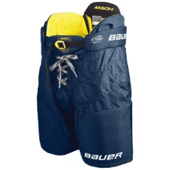 Bauer Supreme Mach Youth Ice Hockey Pants -Hockey Gear Store MACH YTH front NAVY f65800ea cf4a 4c93 9f33 4f1aa06723c3