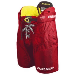 Bauer Supreme Mach Youth Ice Hockey Pants -Hockey Gear Store MACH YTH front RED
