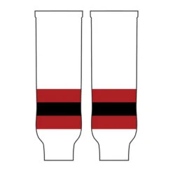 Pearsox NHL Pro Weight Hockey Socks (MTO) - New Jersey 9 Pearsox NHL Pro Weight Hockey Socks (MTO) - New Jersey -Hockey Gear Store NewJersey PWNJW White