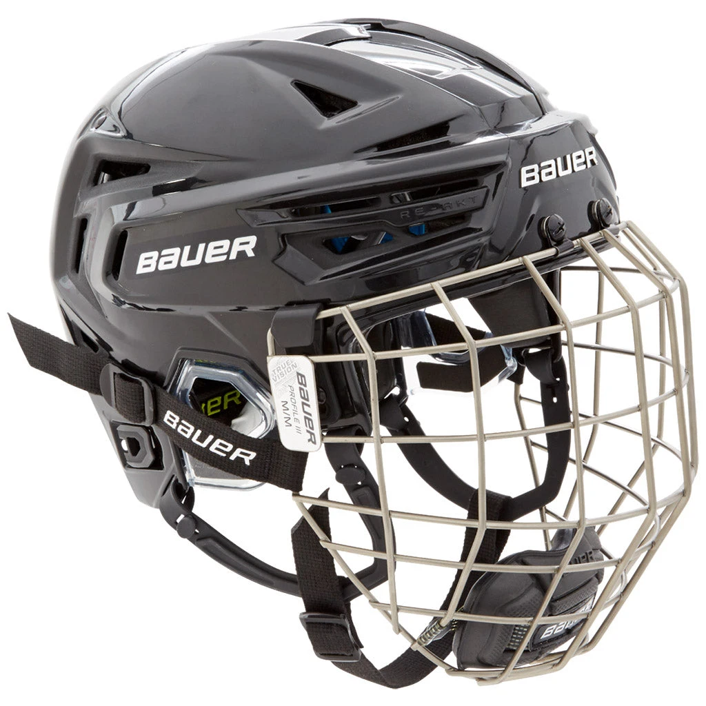Bauer Re-Akt 150 Ice Hockey Helmet With Facemask 3 Bauer Re-Akt 150 Ice Hockey Helmet With Facemask