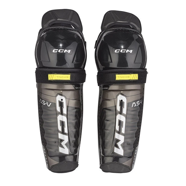 CCM Tacks AS-V Senior Ice Hockey Shin Guards 3 CCM Tacks AS-V Senior Ice Hockey Shin Guards