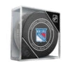 Inglasco 2018-19 NHL New York Rangers Official Game Puck & Cube Display -Hockey Gear Store bad1e644766aff98ded01765838aacfa12422696