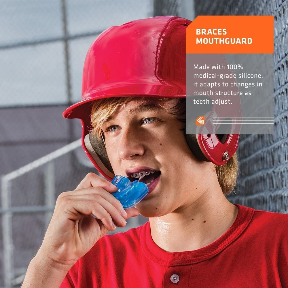 Shock Doctor Braces Mouth Guard With Strap 8 Shock Doctor Braces Mouth Guard With Strap - Image 6