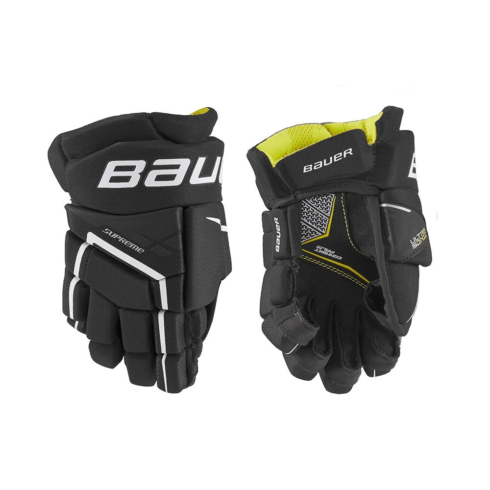 Bauer Supreme Ultrasonic Youth Ice Hockey Gloves 3 Bauer Supreme Ultrasonic Youth Ice Hockey Gloves